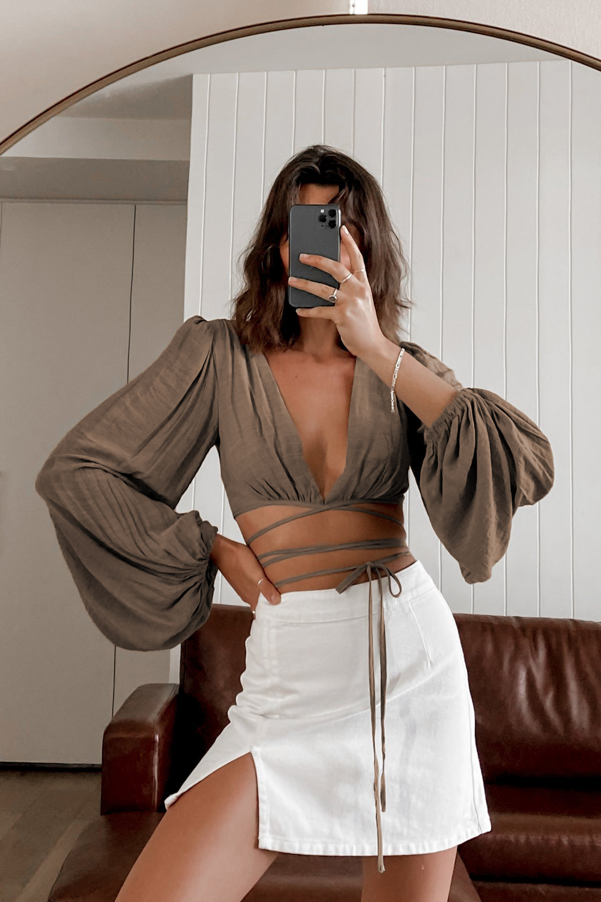 comfort in cotton cropped top fashion